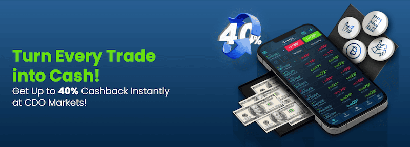 CDO Markets Introduces Exciting 40% Cashback Offer for Traders